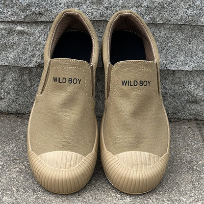 Men's Low-top Puncture-Resistant Canvas Shoes