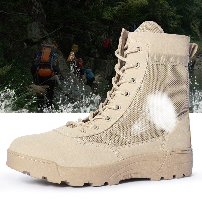 Men's Camping Hiking Waterproof Wear-resistant Boots