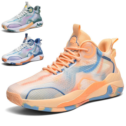 Men's Mid-top Lightweight Breathable Durable Basketball Shoes