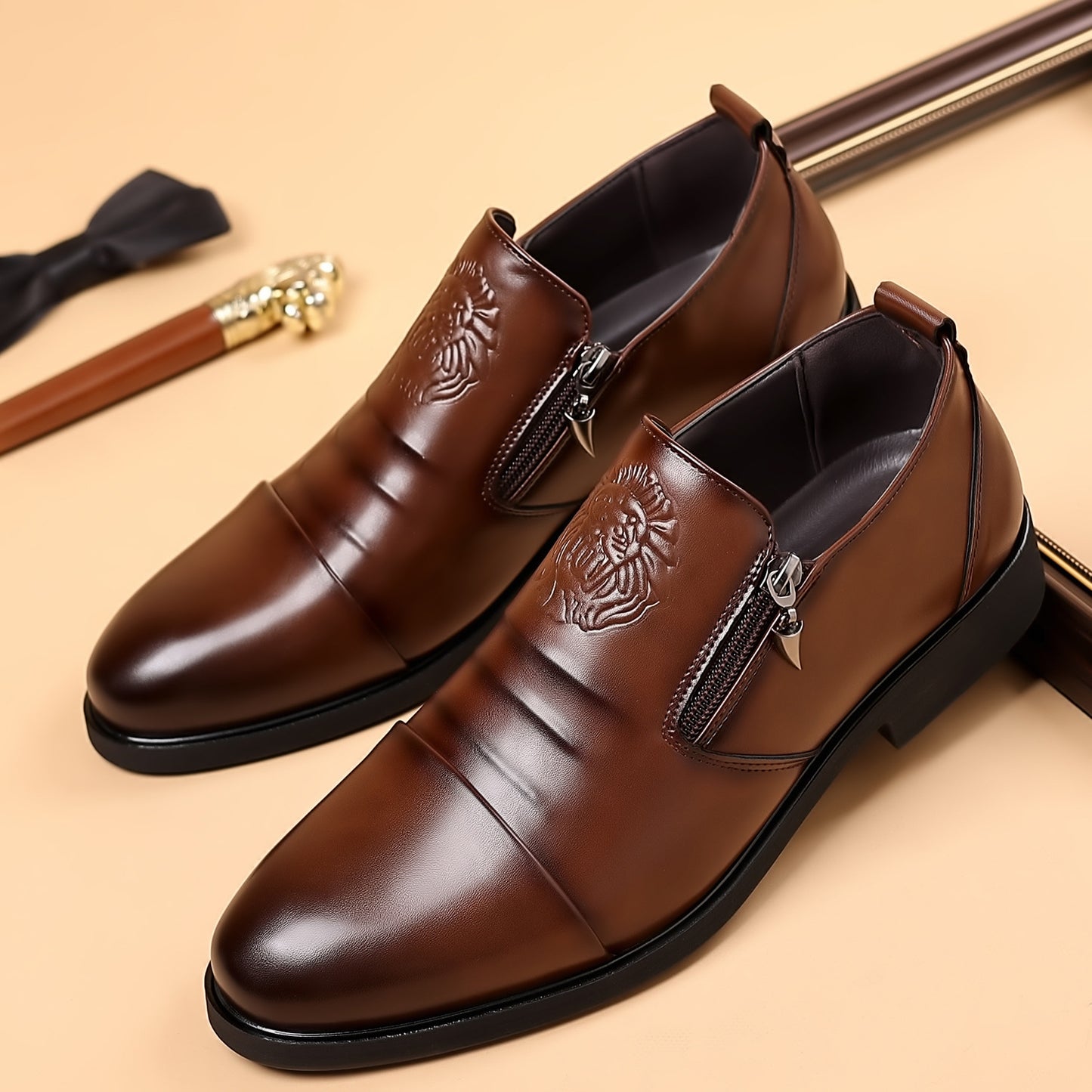 OwenGrid Men's New High Top Fashionable Business Casual Shoes