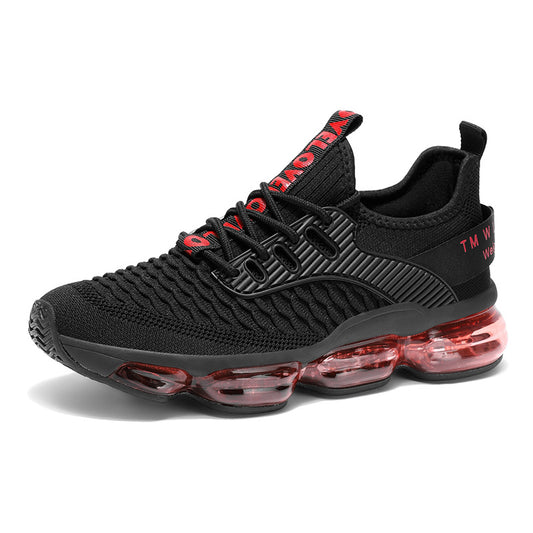 OwenGrid Men's Casual Lace up Low Top Full Air Cushion Running Shoes