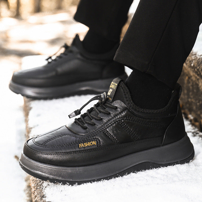 Men's Comfortable Warm Shoes: Waterproof & Slip-Resistant