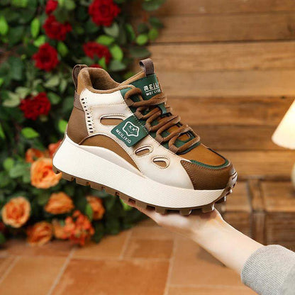 Women's High-Top Platform Casual Sneakers