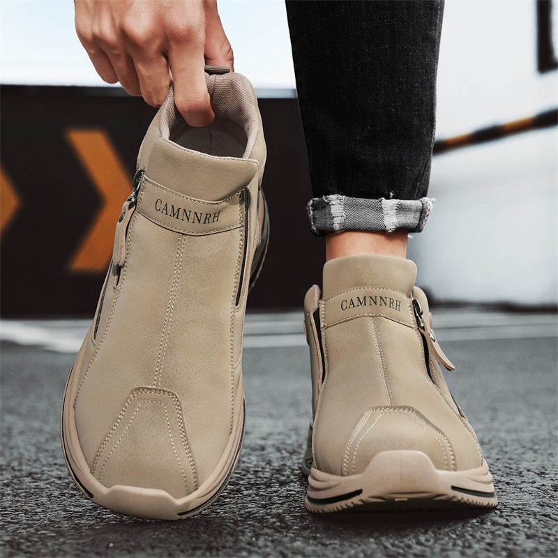 OwenGrid Men's Waterproof Comfort Italian Suede Boots