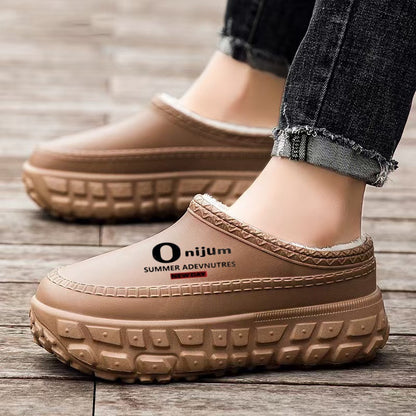 Autumn/Winter Non-Slip Outdoor Warm Closed-Toe Sandals