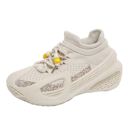 Women's Breathable Textile Upper Sock Shoes