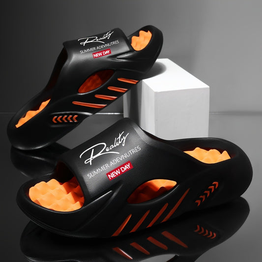 Men's Soft Sole Massage Insole Trendy Slippers
