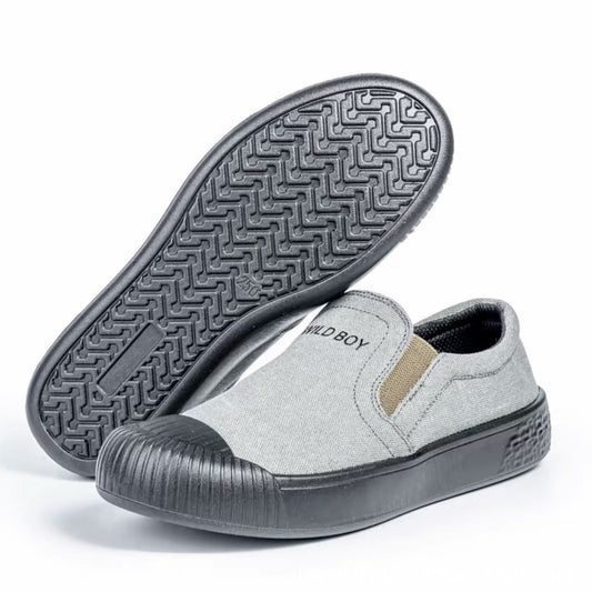 Men's Low-top Puncture-Resistant Canvas Shoes