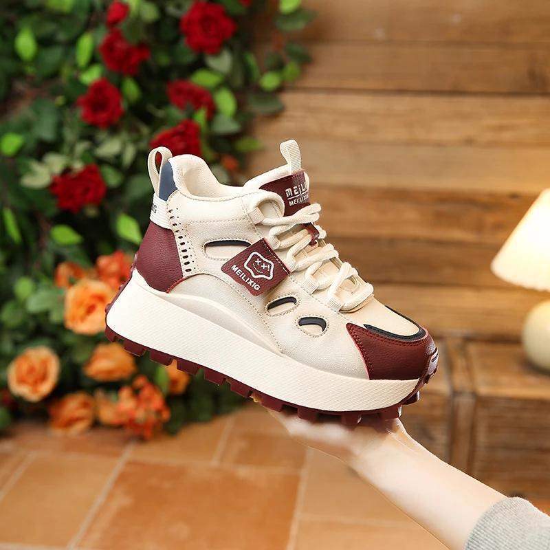 Women's High-Top Platform Casual Sneakers