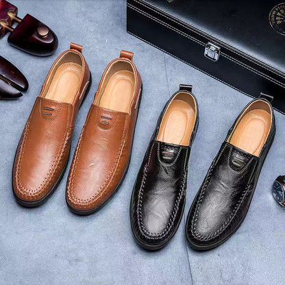 OwenGrid Men's Retro Soft and Lightweight Loafers
