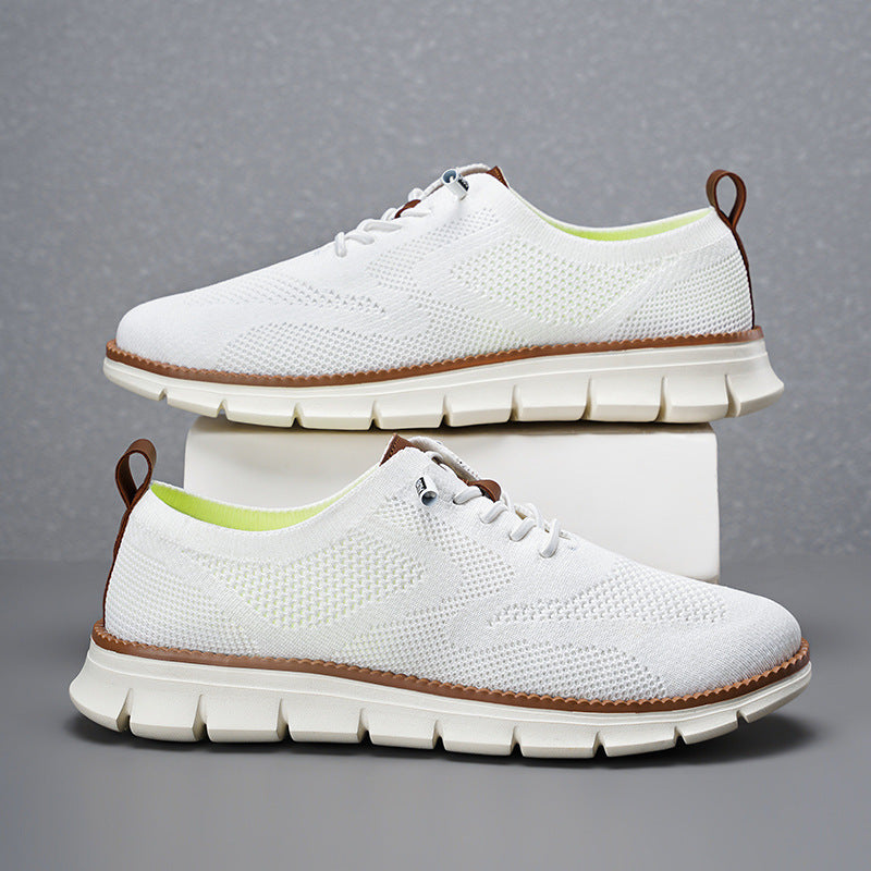 OwenGrid Men's Mesh Oxfords Business Casual Daily Wear Shoes