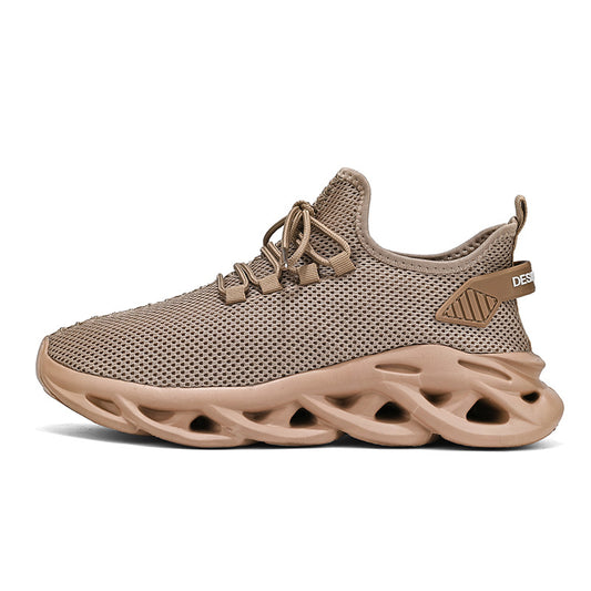 OwenGrid Men's Sporty Lace-Up Low-Top Sneakers