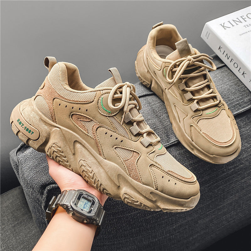 OwenGrid Men's Trendy Breathable Lace Up Casual Outdoor Sneakers