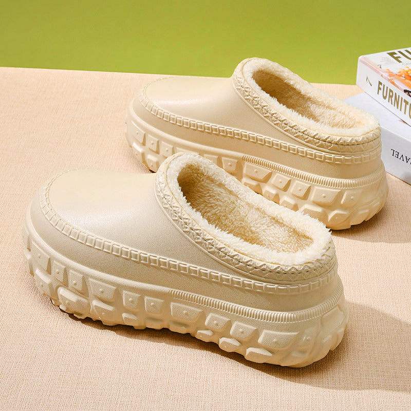 Autumn/Winter Non-Slip Outdoor Warm Closed-Toe Sandals