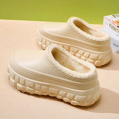 Autumn/Winter Non-Slip Outdoor Warm Closed-Toe Sandals