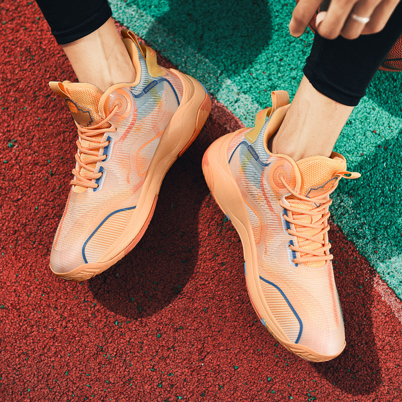 Men's Mid-top Lightweight Breathable Durable Basketball Shoes