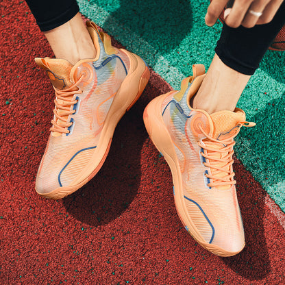 Men's Mid-top Lightweight Breathable Durable Basketball Shoes