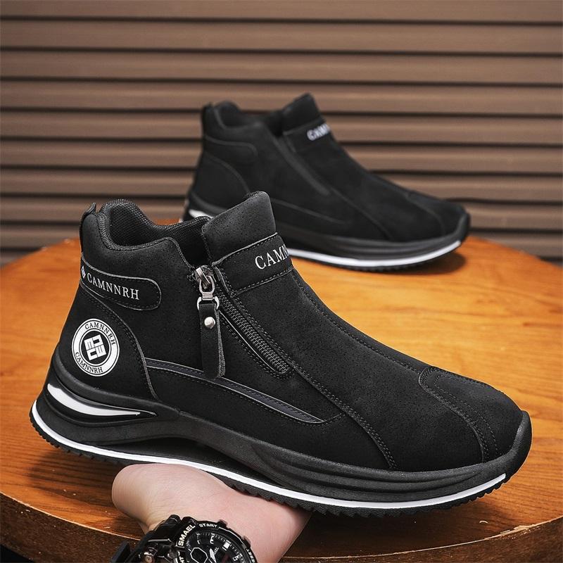 OwenGrid Men's Waterproof Comfort Italian Suede Boots