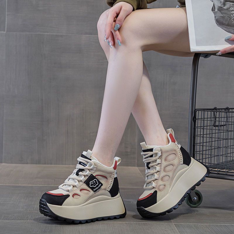 Women's High-Top Platform Casual Sneakers