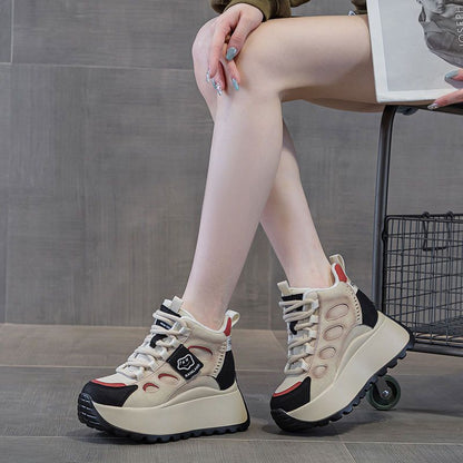 Women's High-Top Platform Casual Sneakers