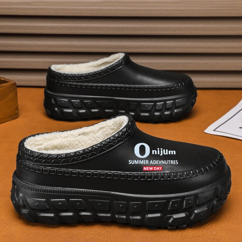 Autumn/Winter Non-Slip Outdoor Warm Closed-Toe Sandals