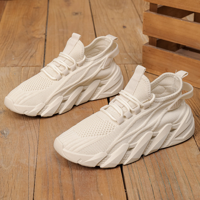 OwenGrid Women's Casual Shock Absorbing PVC Sole Sports Shoes