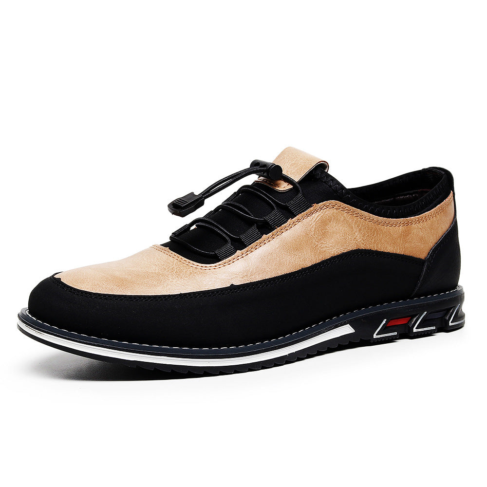 OwenGrid Men's Retro Adjustable Buckle Strap Business Walking Shoes