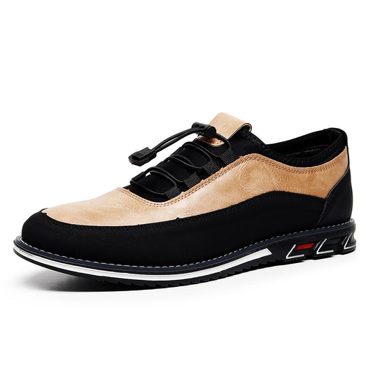 OwenGrid Men's Retro Adjustable Buckle Strap Business Walking Shoes