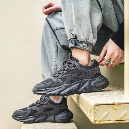 OwenGrid Men's Trendy Breathable Lace Up Casual Outdoor Sneakers