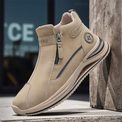 OwenGrid Men's Waterproof Comfort Italian Suede Boots