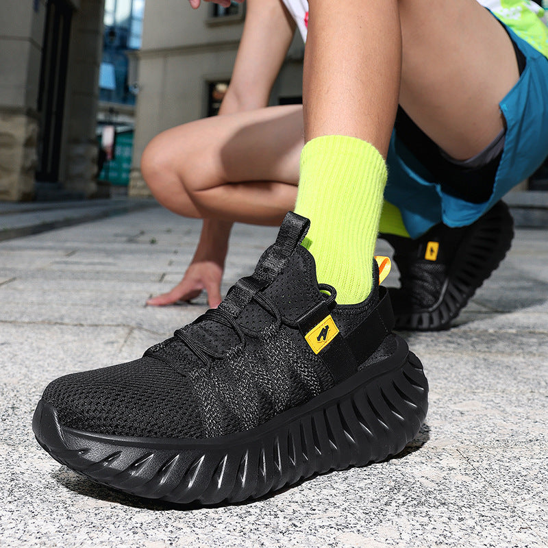OwenGrid Men's Textile Lining Outdoor Rubber Sole Sports Casual Shoes