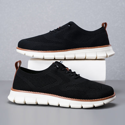 OwenGrid Men's Mesh Oxfords Business Casual Daily Wear Shoes
