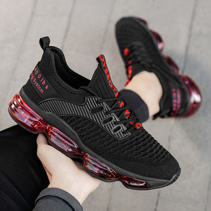 OwenGrid Men's Casual Lace up Low Top Full Air Cushion Running Shoes