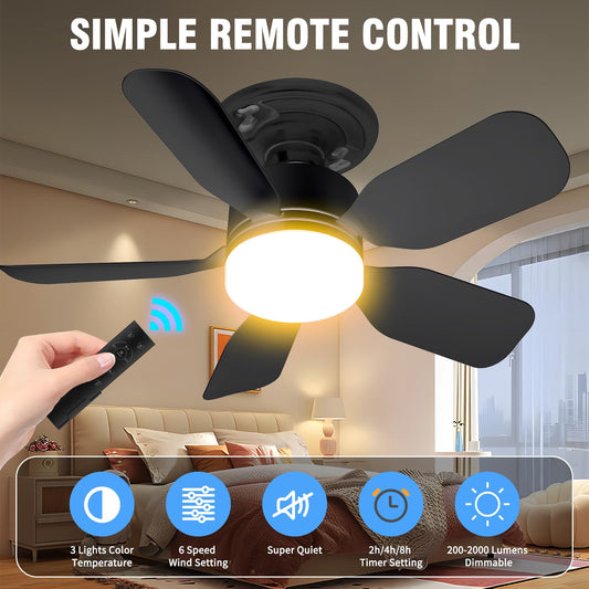 OwenGrid Socket FanLight with Remote