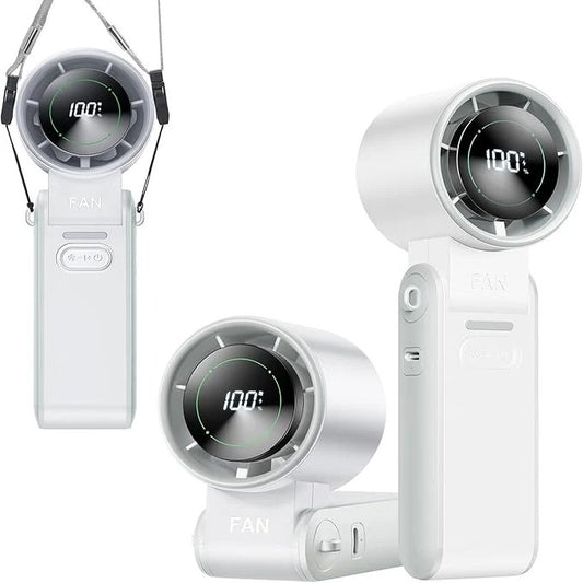 OwenGrid Portable Digital Display Foldable Turbo Fan