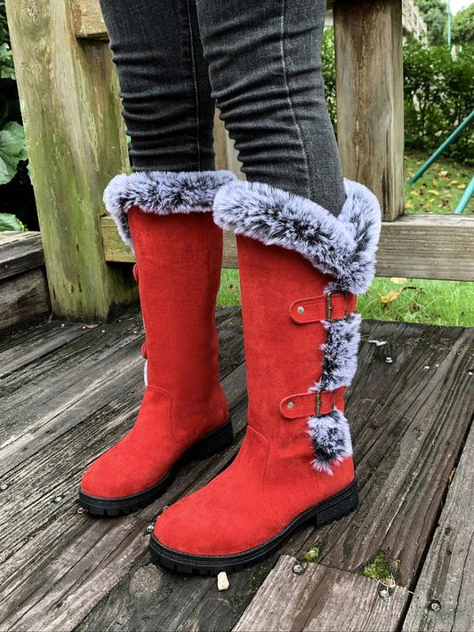 Women's Fuzzy Winter Warm Boots