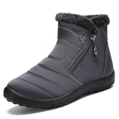 Womens Warm Fur Lined Winter Waterproof Ankle Boots
