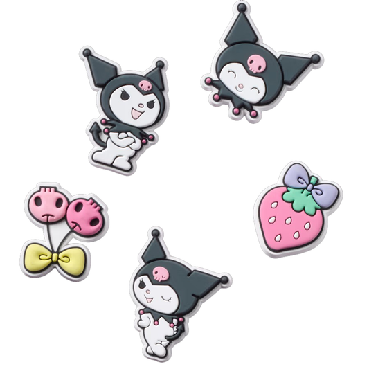 OwenGrid Sanrio Kuromi 5 Pack Sandals Decoration