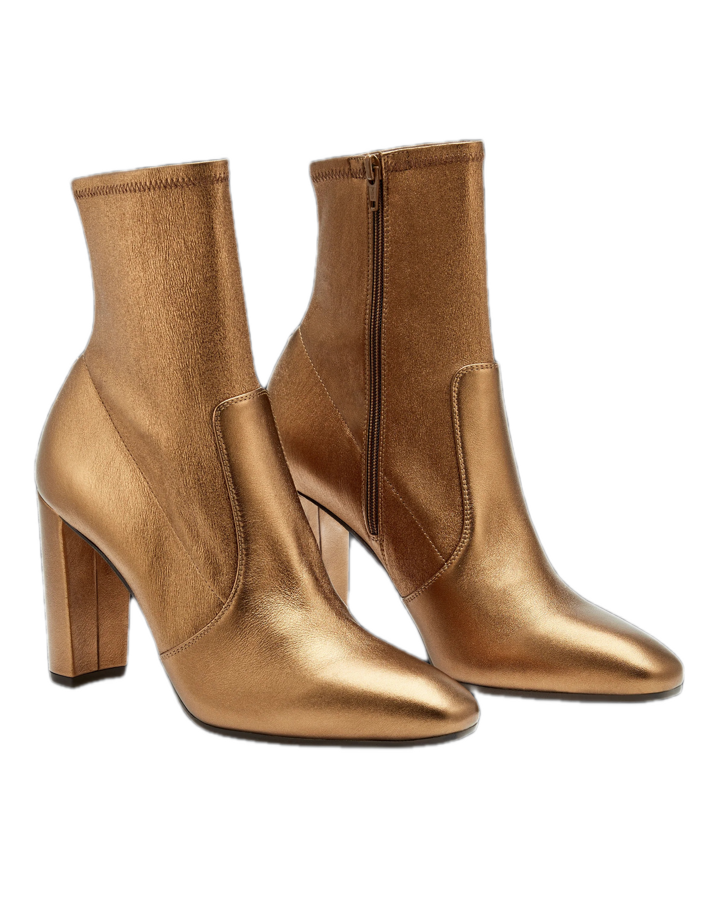 Autumn Women's Pointed Suede Chunky Heel Ankle Boots