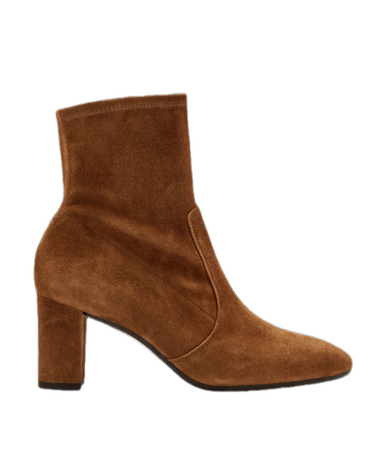 Autumn Women's Pointed Suede Chunky Heel Ankle Boots
