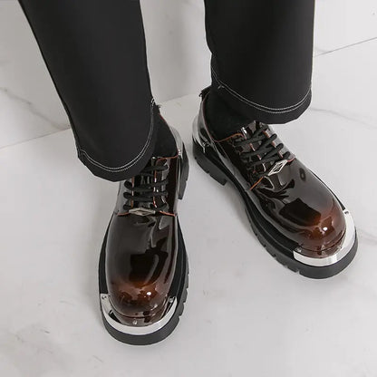 OwenGrid Men's Fashionable Casual Decor Pu Leather Slip-on Shoes