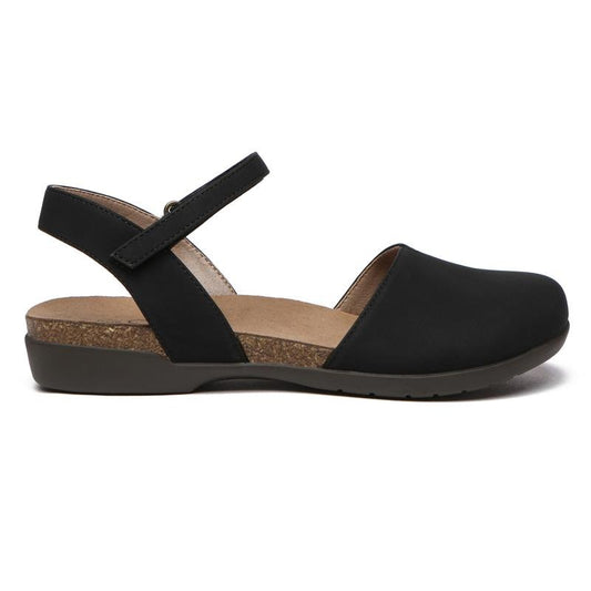 Women's Closed Toe Arch Support Flat Sandals