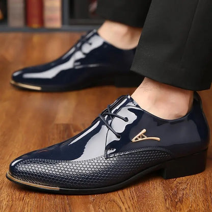 Authentic Men's Business Casual Leather Shoes
