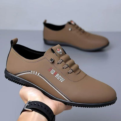 Men's Autumn Lightweight Soft Sole Leather Shoes
