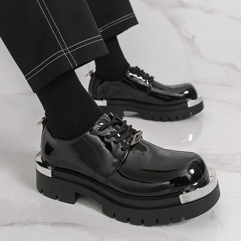 OwenGrid Men's Fashionable Casual Decor Pu Leather Slip-on Shoes