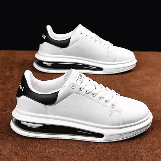 Men's Fashion Patchwork Lace Up Air-Cushion Shoes