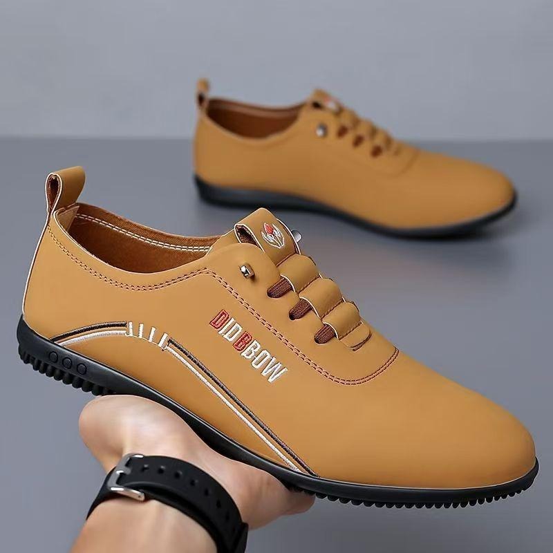 Men's Autumn Lightweight Soft Sole Leather Shoes