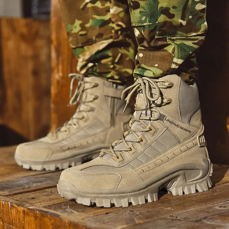 OwenGrid Men's Tactical Lightweight Jumpstart Comfortable All-Day Work Boots