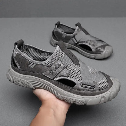 OwenGrid Men's Outdoor Mesh Ultra Fiber Casual Sandals