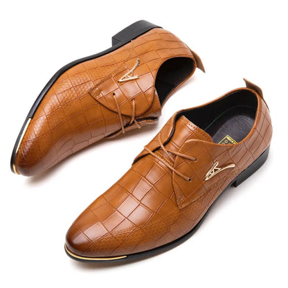 OwenGrid Men’s Trendy Oxford Lace-Up Comfort Shoes